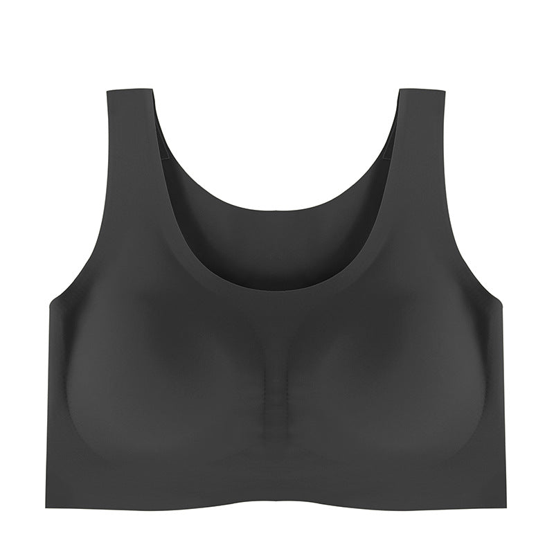 无尺码一片式小胸聚拢专用法式无痕内衣 女士胸罩bra外扩文胸