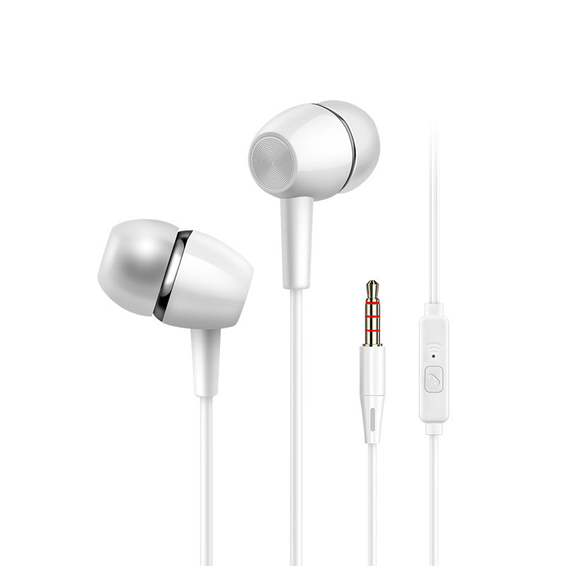 力拓Q2入耳式3.5重低音安卓智能耳塞线控通话带麦耳机工厂直销
